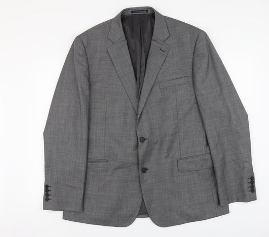 Mens UK Size L Paul Costelloe Regular Grey Suit Jacket