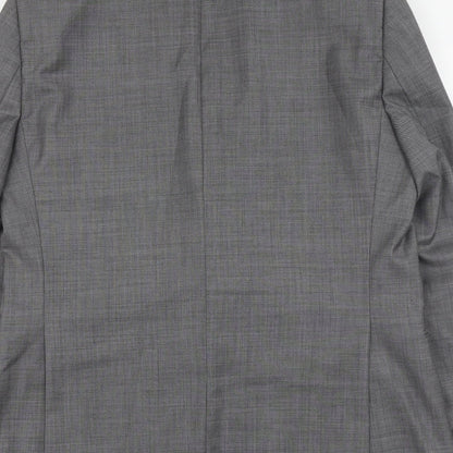Mens UK Size L Paul Costelloe Regular Grey Suit Jacket