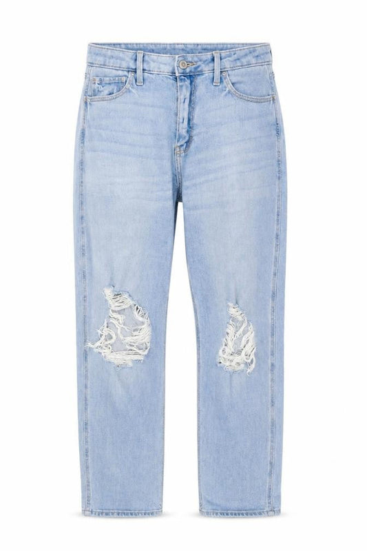 Womens UK Size 29 Hollister Regular Fit Boyfriend Blue Jeans