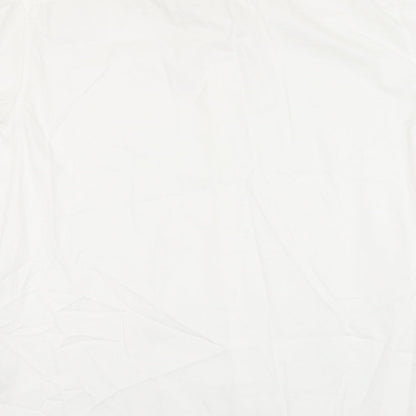 F&F Mens White Cotton Button-Up Size 2XL Collared Button