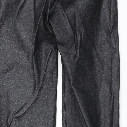 Mybestiny Womens Black Viscose Jegging Trousers Size S L27 in Regular Button