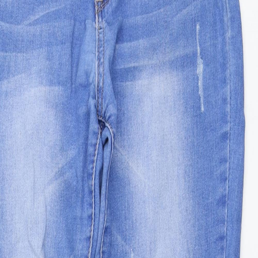 Womens UK Size S Girl Vivi Regular Fit Skinny Blue Jeans