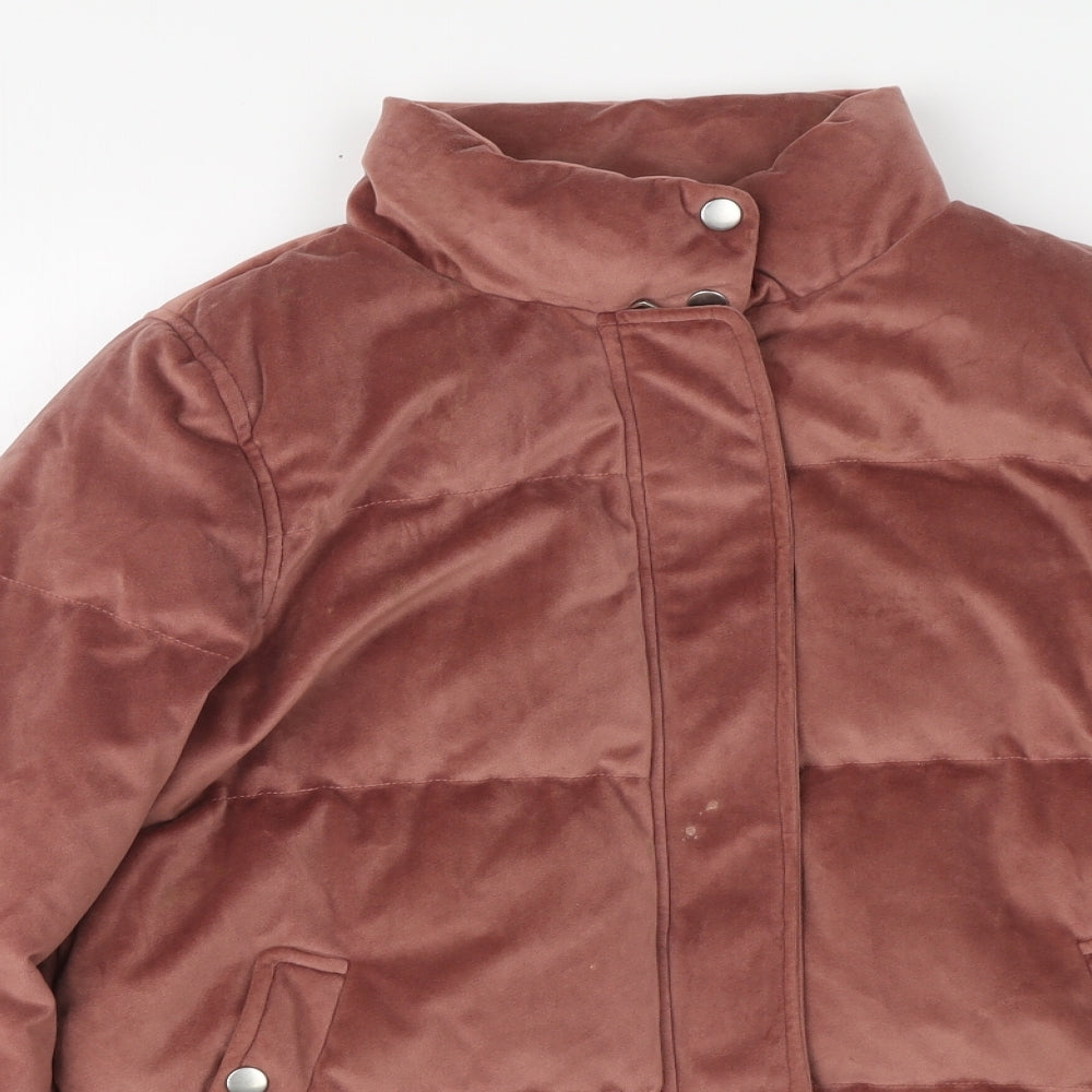 QED London Womens Pink Jacket Size 8 Zip