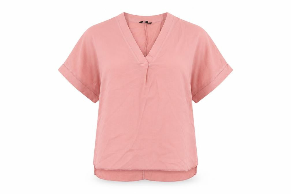 Womens UK Size 10 Peacocks Pink Basic Blouse
