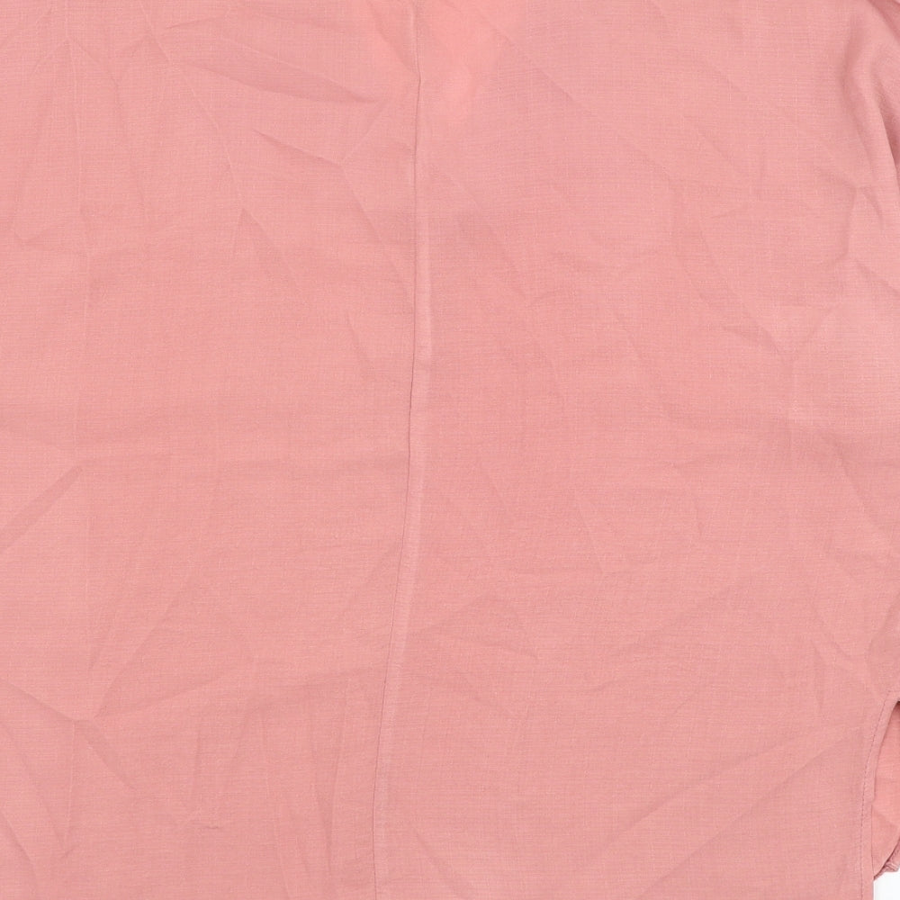 Womens UK Size 10 Peacocks Pink Basic Blouse