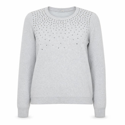 Womens UK Size S Oasis Grey Pullover Jumper