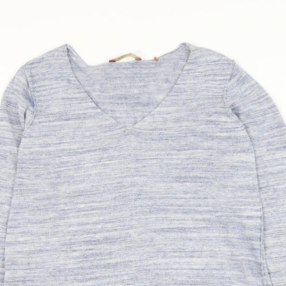 Womens UK Size XS EDC Blue Pullover Jumper