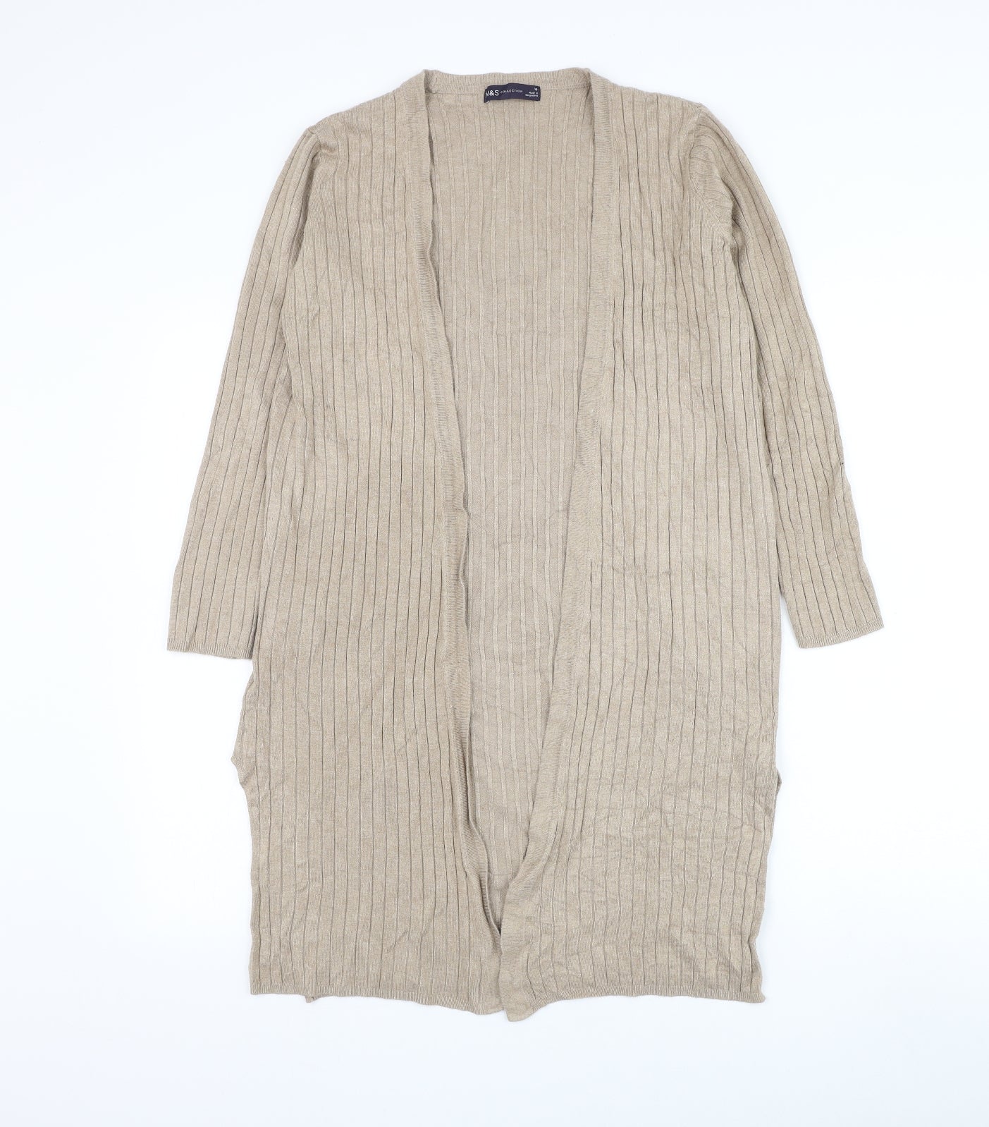 Womens UK Size 10 Marks and Spencer Brown Cardigan Jumper