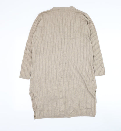 Womens UK Size 10 Marks and Spencer Brown Cardigan Jumper