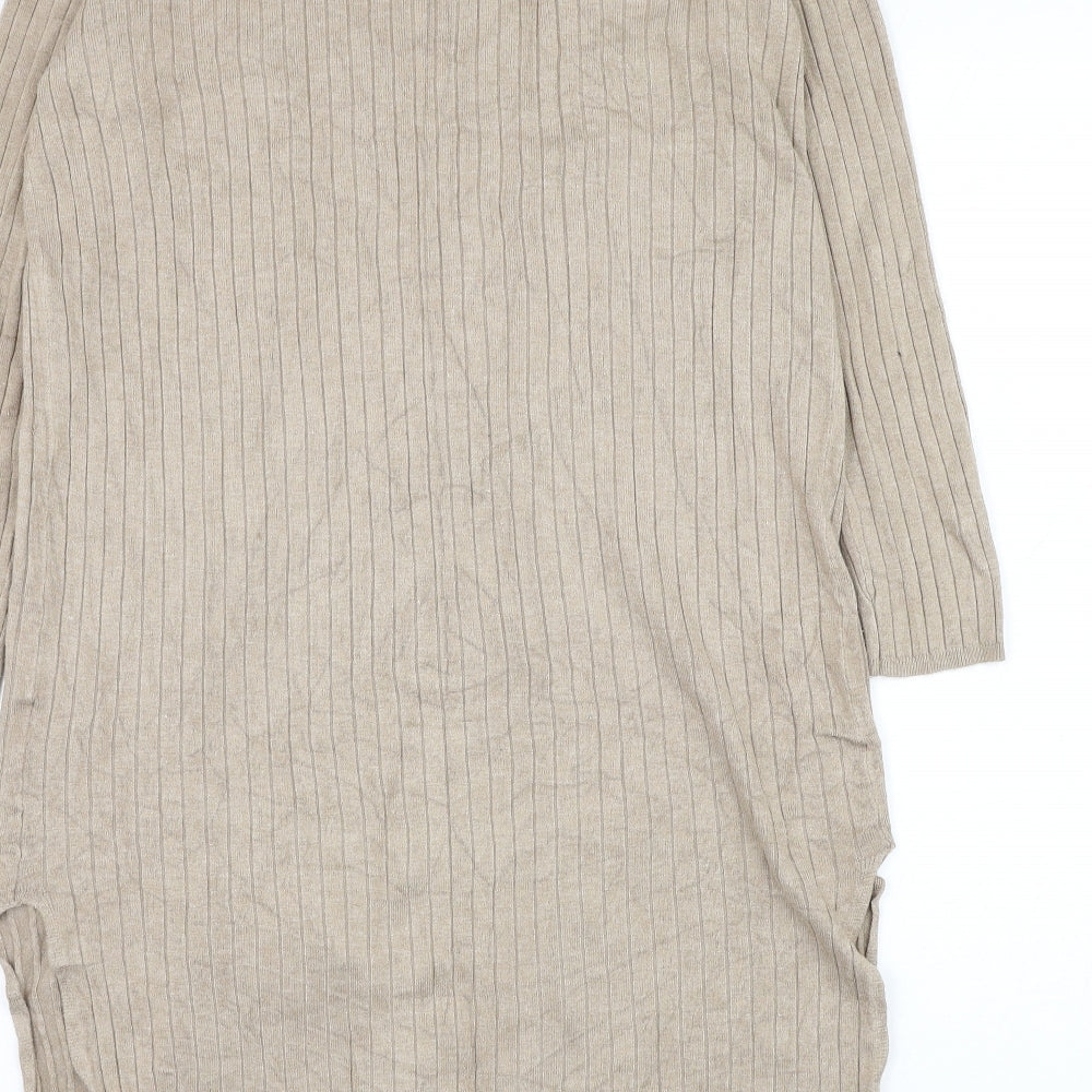 Womens UK Size 10 Marks and Spencer Brown Cardigan Jumper