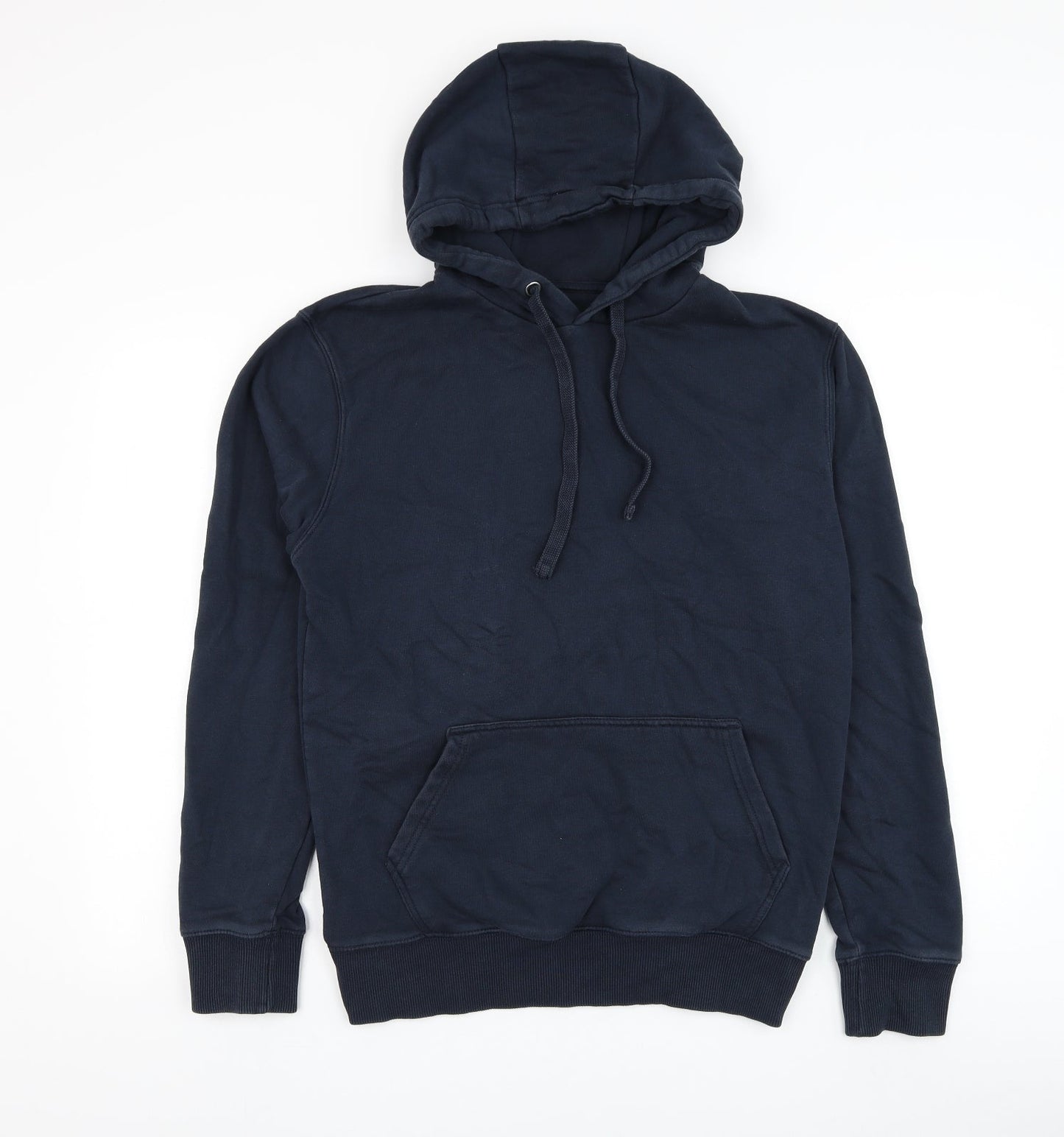 Mens UK Size S F&F Blue Pullover Hoodie
