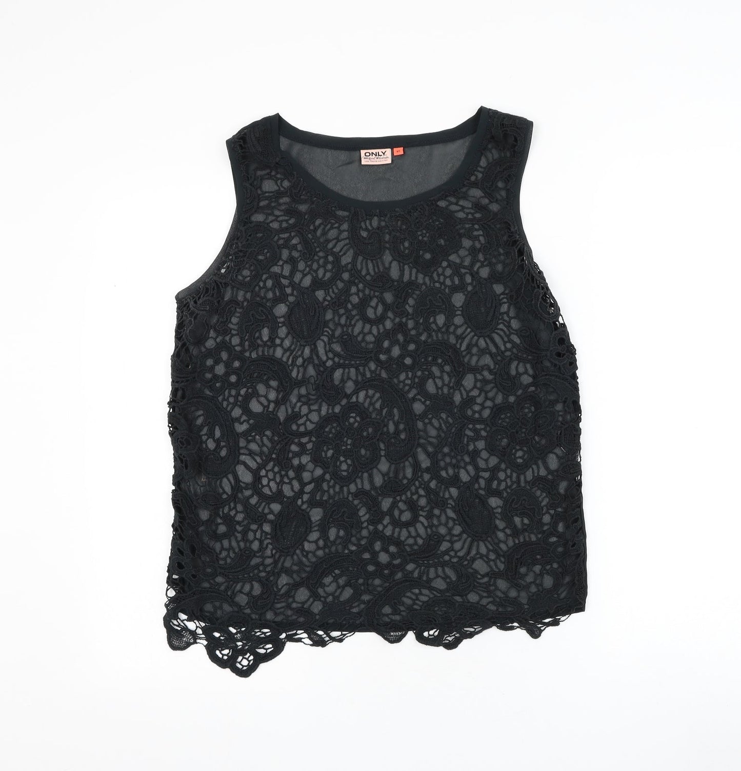 Womens UK Size 12 Only Black Basic Blouse
