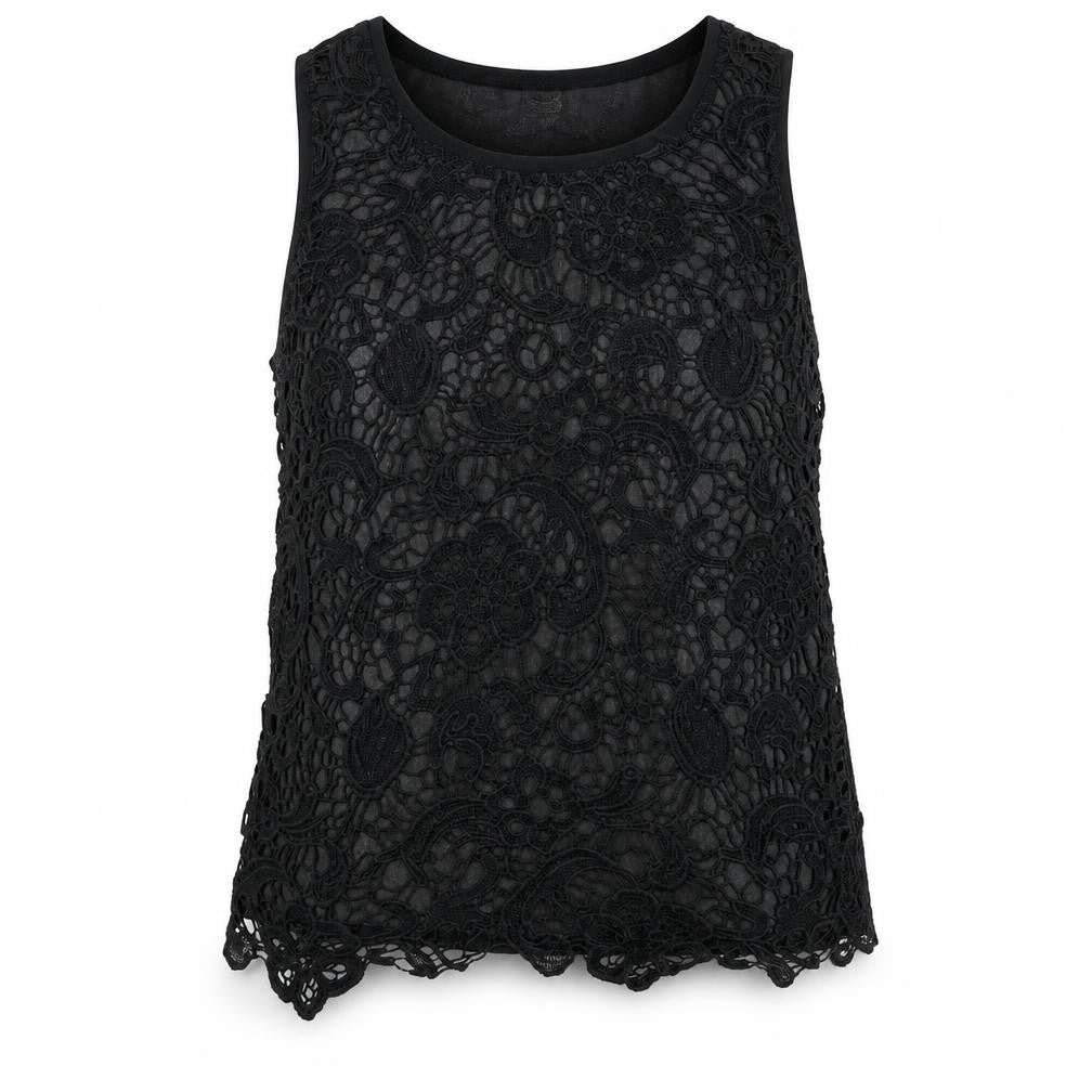 Womens UK Size 12 Only Black Basic Blouse