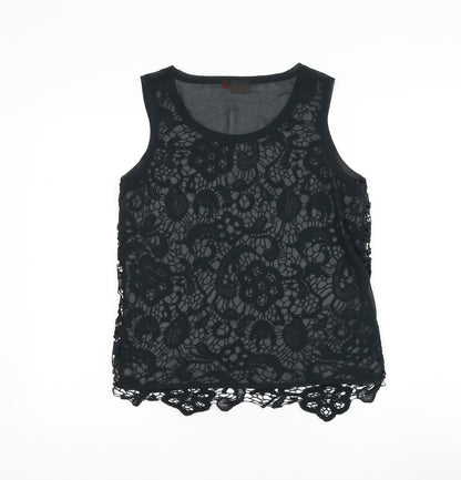Womens UK Size 12 Only Black Basic Blouse