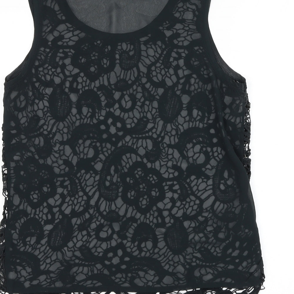 Womens UK Size 12 Only Black Basic Blouse