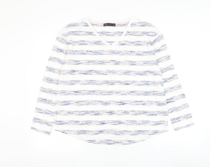 Womens UK Size 14 Marks and Spencer White Pullover Jumper