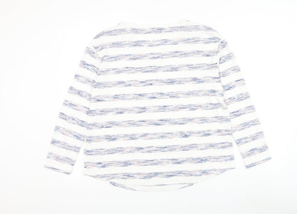 Womens UK Size 14 Marks and Spencer White Pullover Jumper