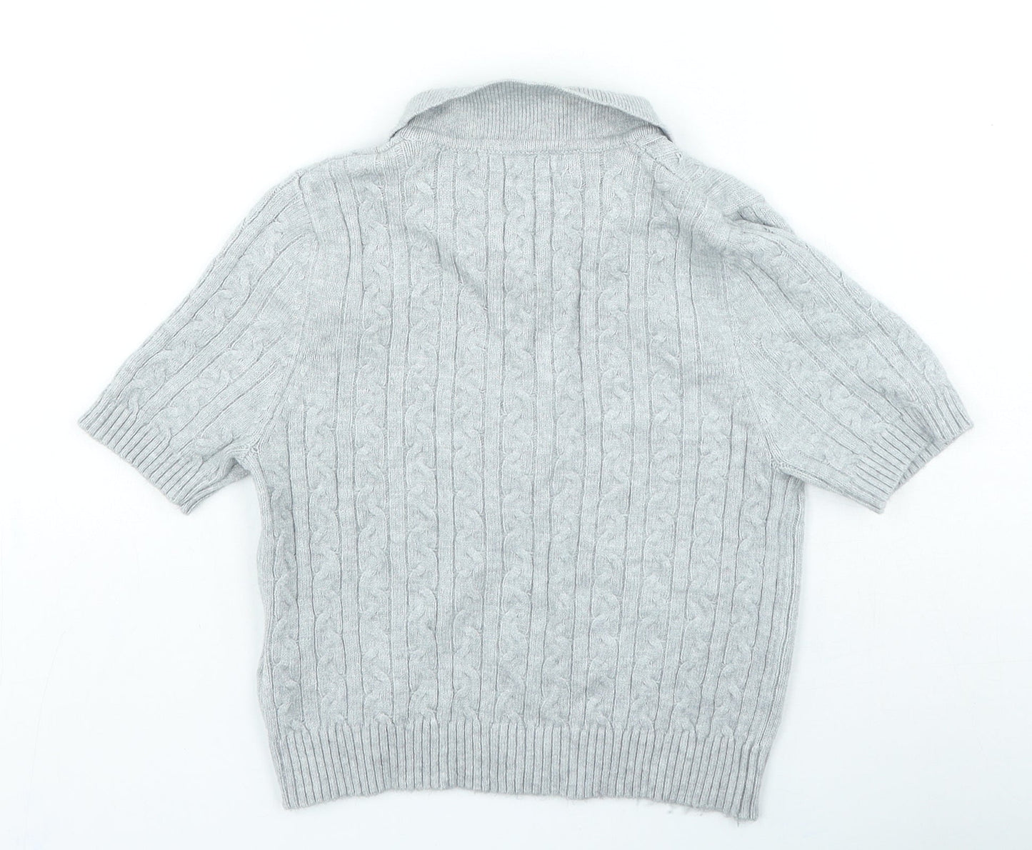 Womens UK Size S Pull&Bear Grey Pullover Jumper