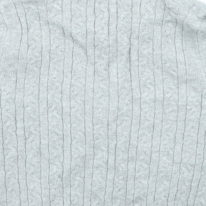 Womens UK Size S Pull&Bear Grey Pullover Jumper