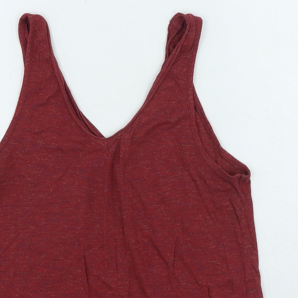 Womens UK Size 12 NEXT Red Camisole T-Shirt