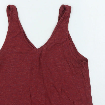 Womens UK Size 12 NEXT Red Camisole T-Shirt