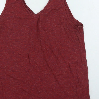 Womens UK Size 12 NEXT Red Camisole T-Shirt
