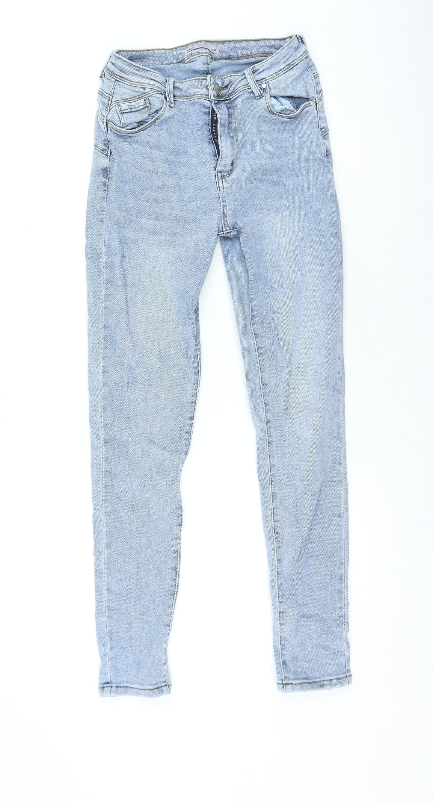 Womens UK Size 28 in Preworn Regular Fit Skinny Blue Jeans
