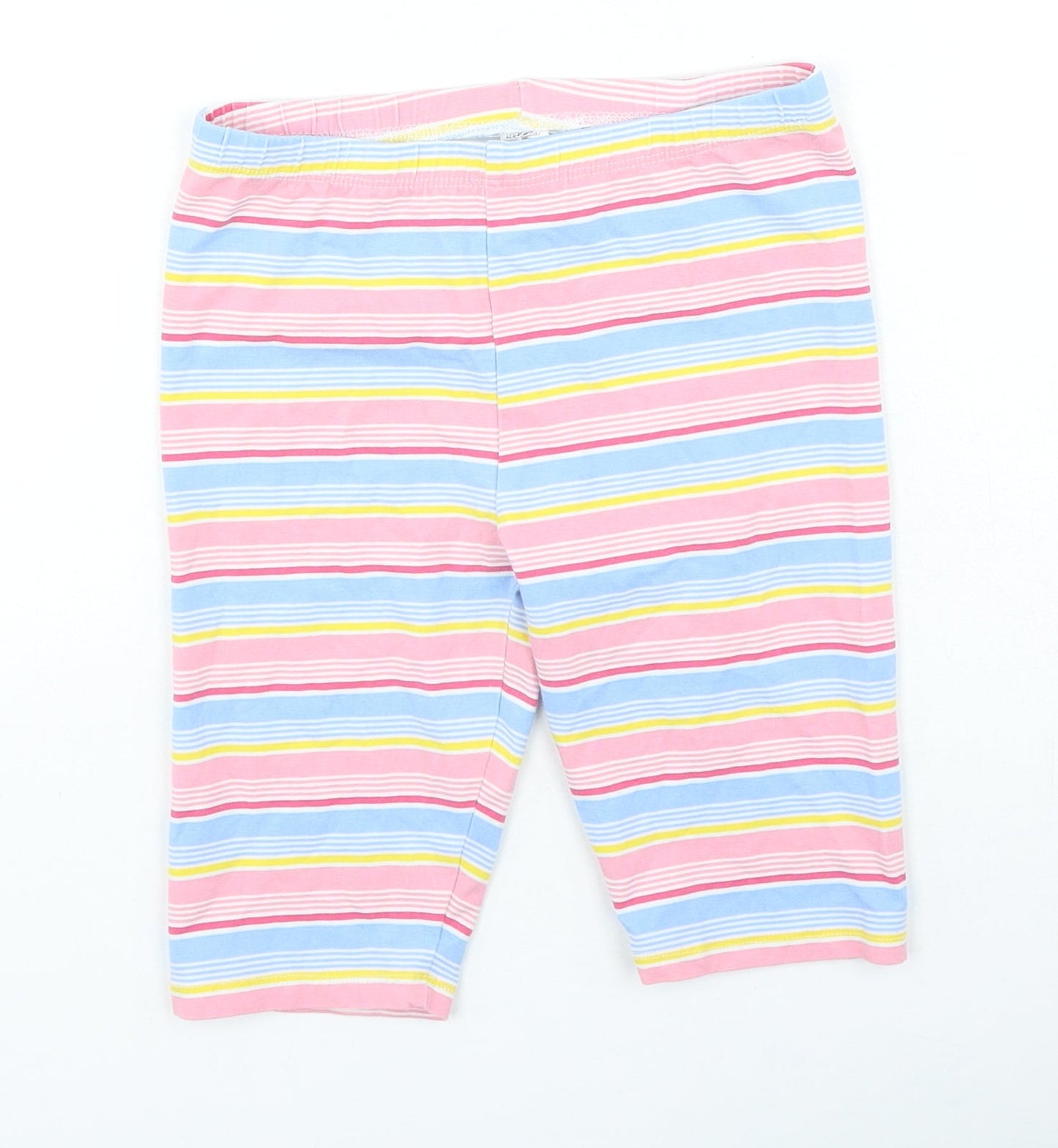 Dunnes Stores Girls Multicoloured Striped Cotton Jegging Trousers Size 9 Months Regular Pullover