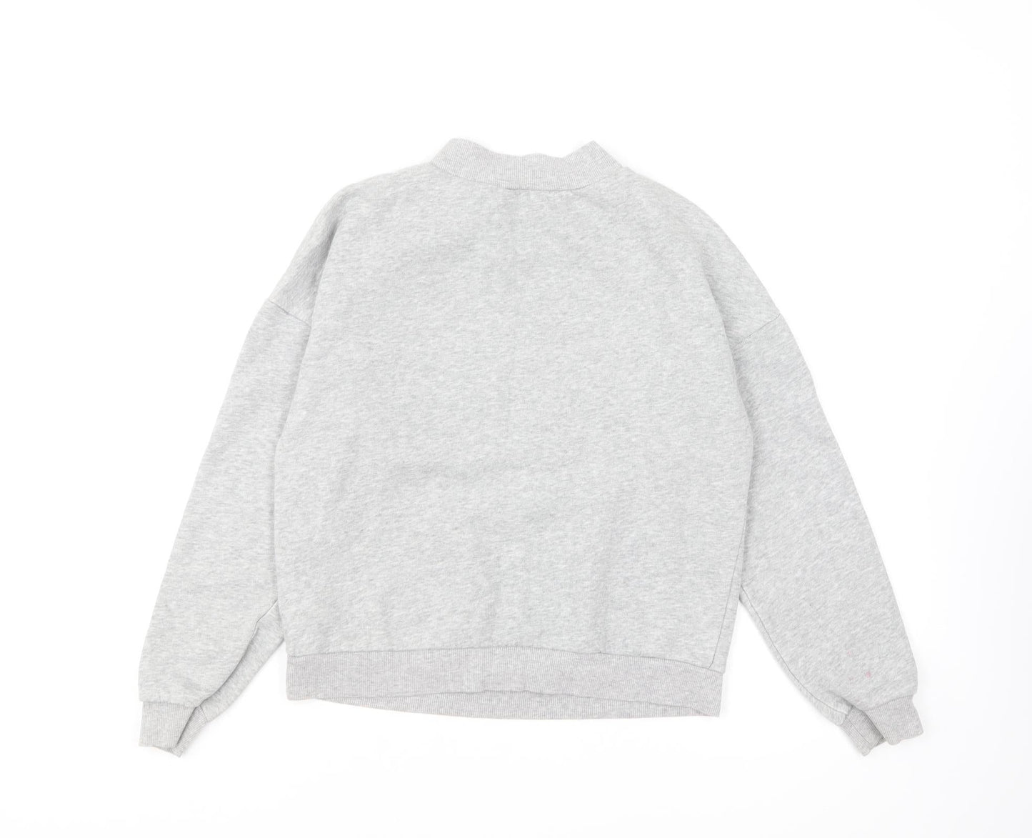 Divided by H&M Girls Grey Cotton Pullover Sweatshirt Size S Pullover - Youth Tribe
