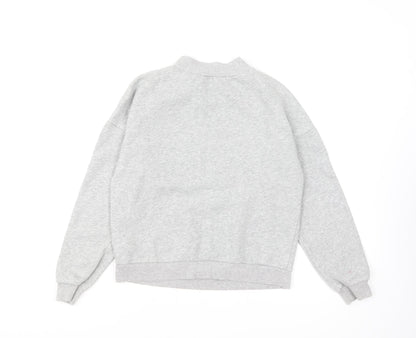Divided by H&M Girls Grey Cotton Pullover Sweatshirt Size S Pullover - Youth Tribe
