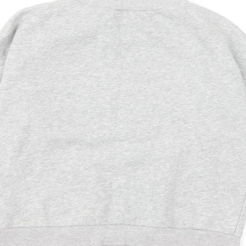 Divided by H&M Girls Grey Cotton Pullover Sweatshirt Size S Pullover - Youth Tribe