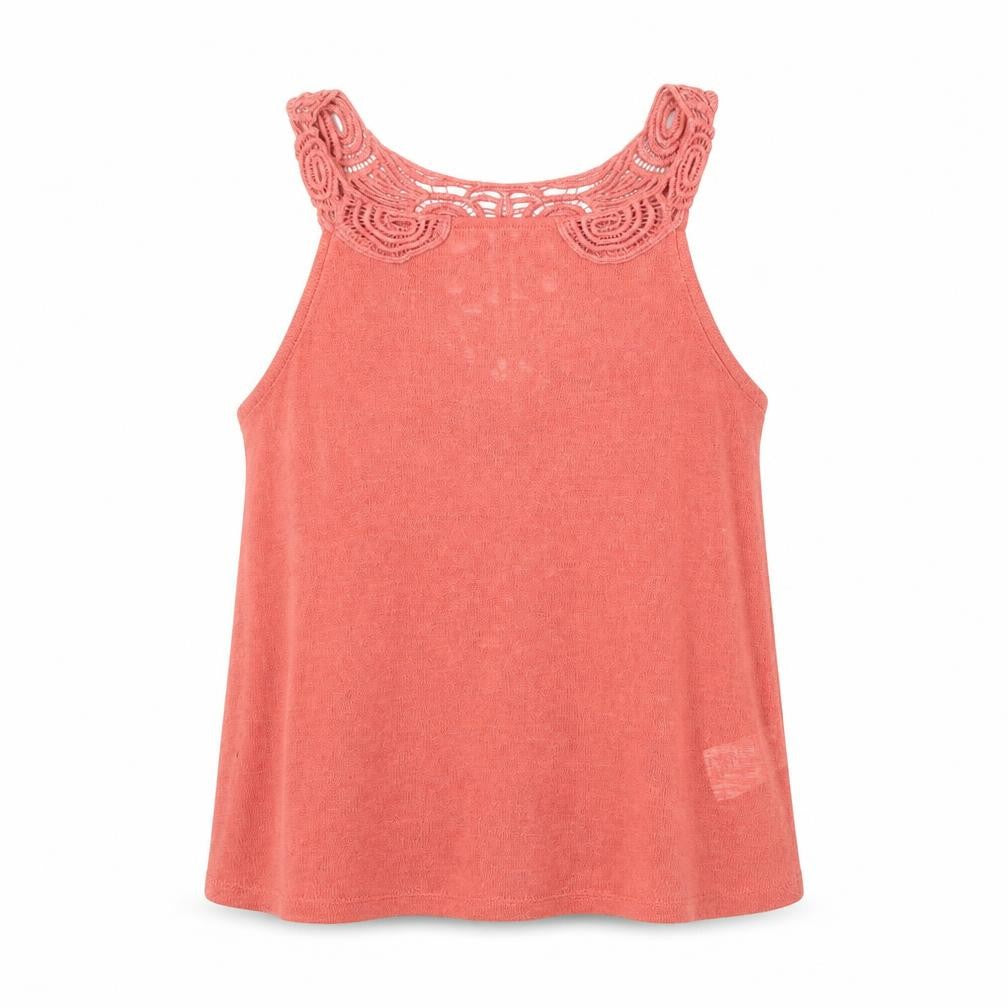 Womens UK Size XS H&M Red Basic T-Shirt