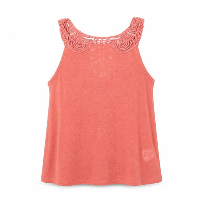 Womens UK Size XS H&M Red Basic T-Shirt