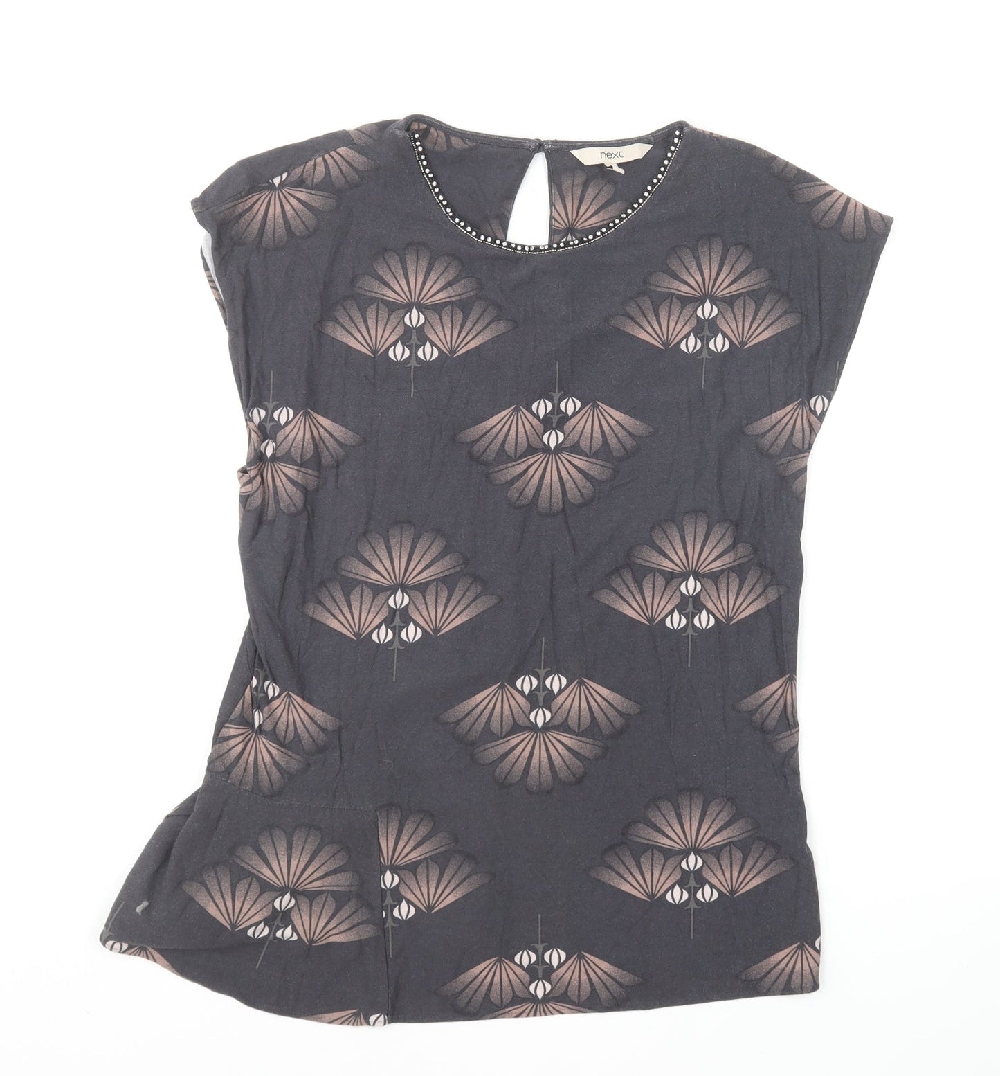 Womens UK Size 6 NEXT Multicoloured Basic T-Shirt