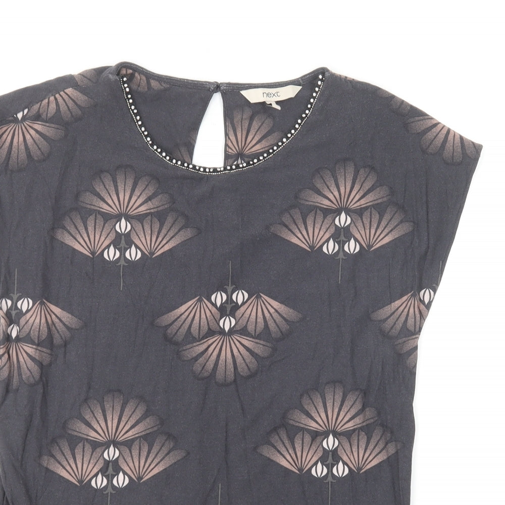 Womens UK Size 6 NEXT Multicoloured Basic T-Shirt