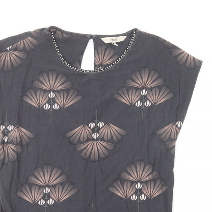 Womens UK Size 6 NEXT Multicoloured Basic T-Shirt