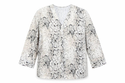 Womens UK Size 12 New Look Beige Basic Blouse