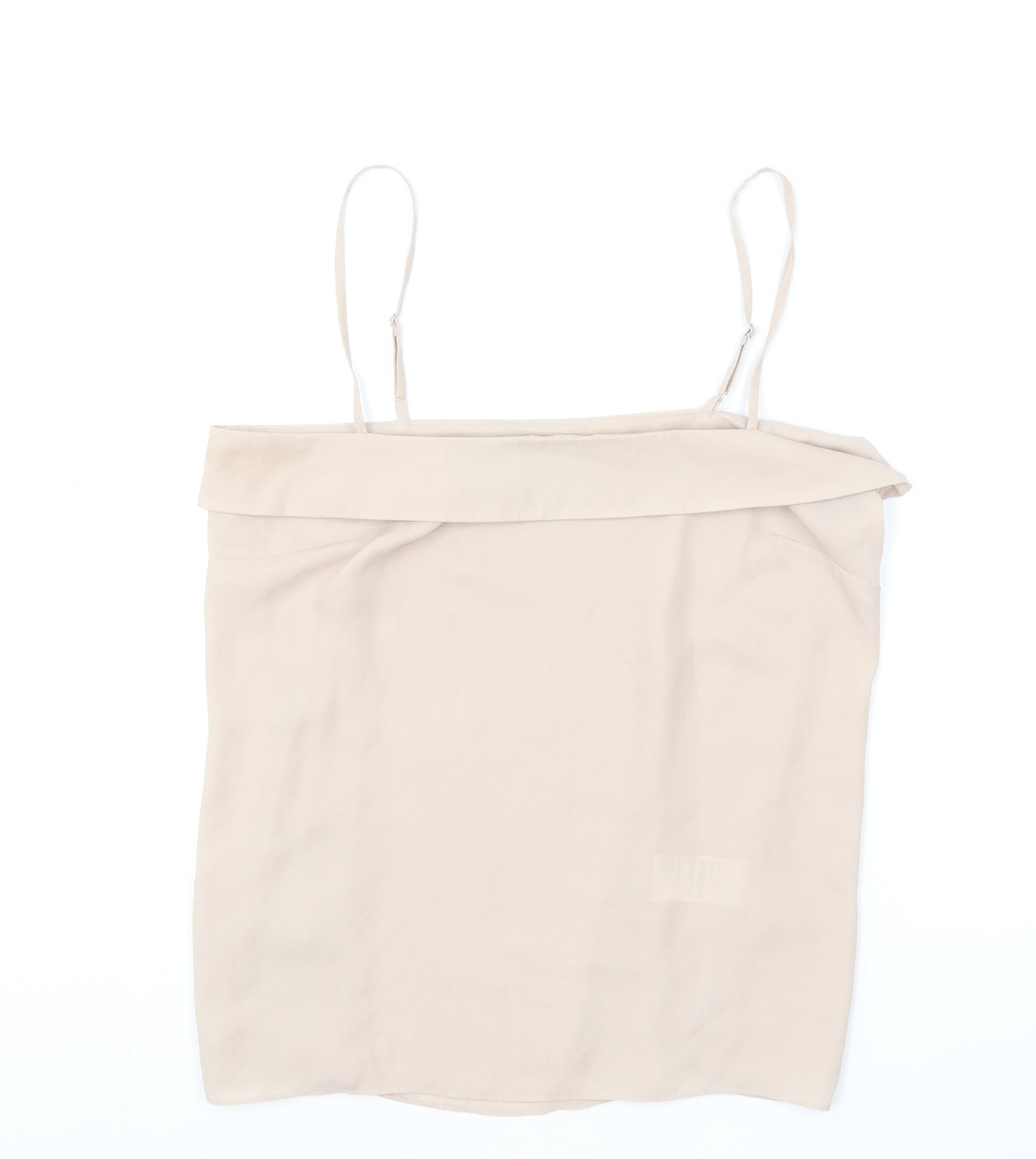 Womens UK Size 12 Warehouse Beige Camisole T-Shirt