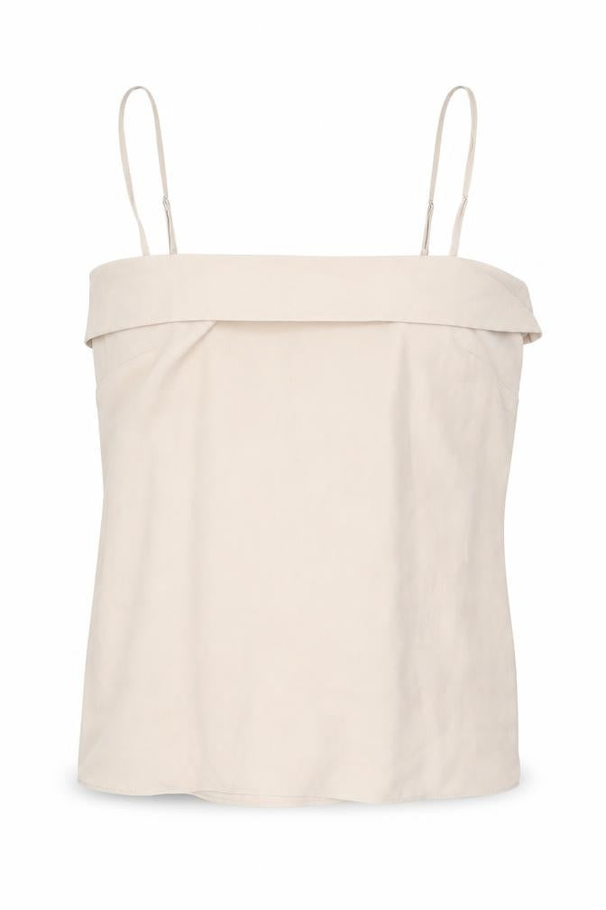 Womens UK Size 12 Warehouse Beige Camisole T-Shirt