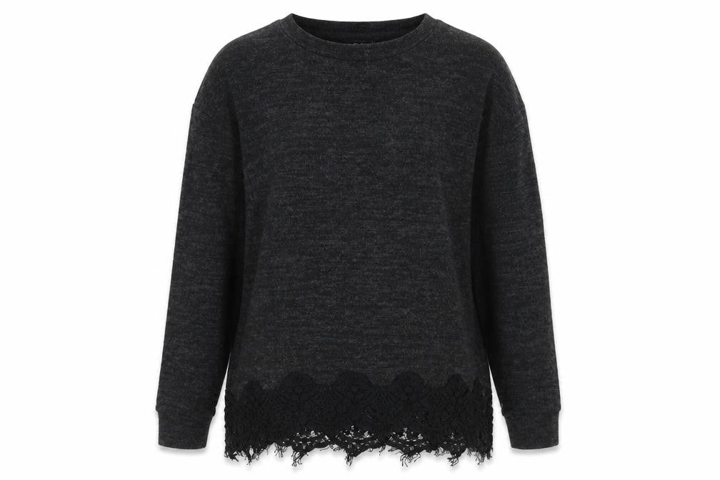 Womens UK Size 8 F&F Grey Pullover Jumper