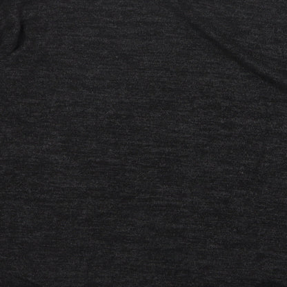 F&F Womens Grey Round Neck Polyester Pullover Jumper Size 8 - Lace Trims