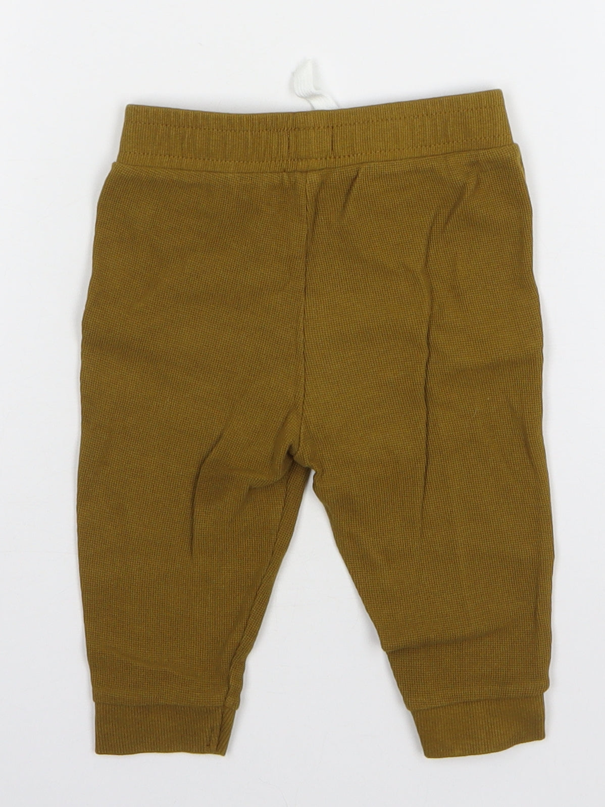River Island Boys Brown Cotton Sweatpants Trousers Size 6-9 Months Drawstring