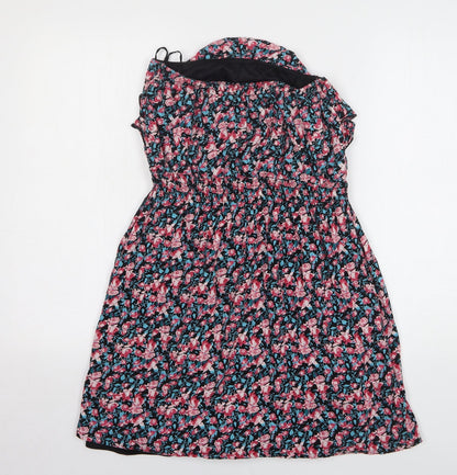 Apricot Womens Multicoloured Floral Viscose Mini Size S Off the Shoulder Pullover