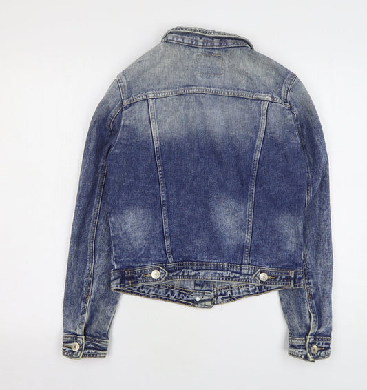 Womens UK Size 8 Denim & Co. Blue Jacket