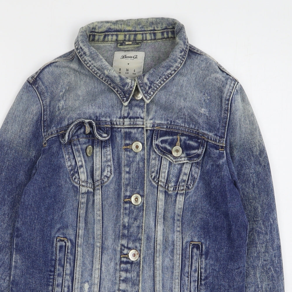 Womens UK Size 8 Denim & Co. Blue Jacket