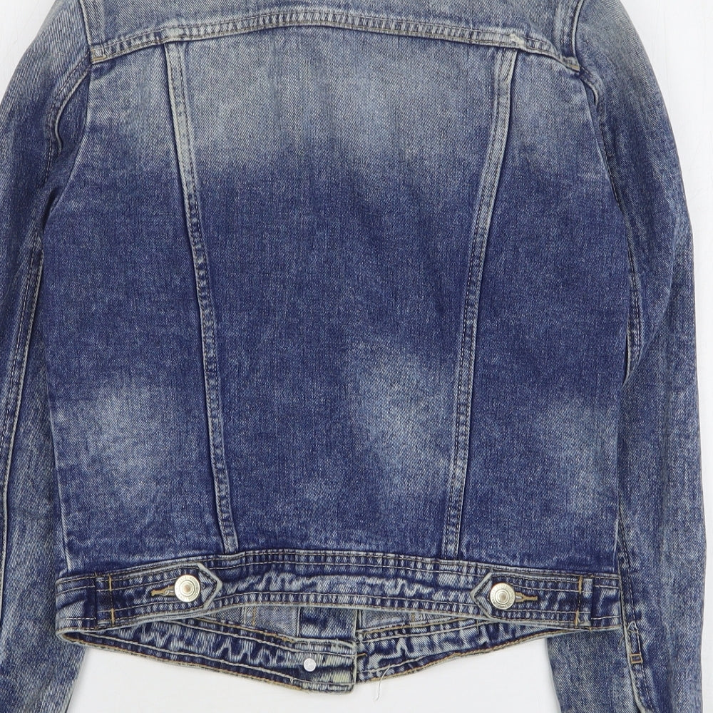 Womens UK Size 8 Denim & Co. Blue Jacket