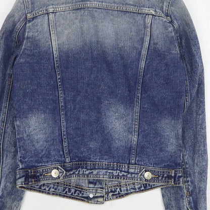 Womens UK Size 8 Denim & Co. Blue Jacket
