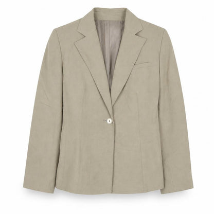 Womens UK Size 12 Klass Regular Beige Suit Jacket