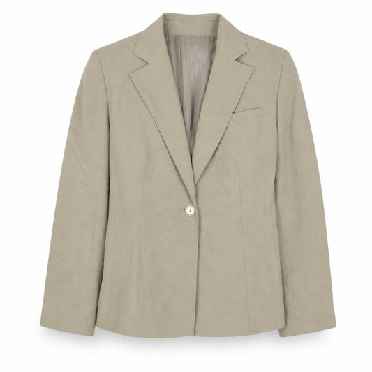 Womens UK Size 12 Klass Regular Beige Suit Jacket