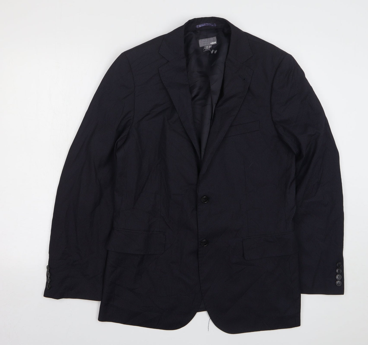 Mens UK Size 40 H&M Regular Blue Suit Jacket